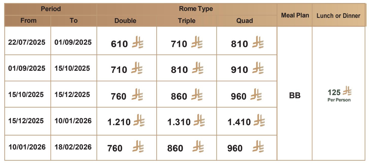 AL AQEEQ HOTEL price